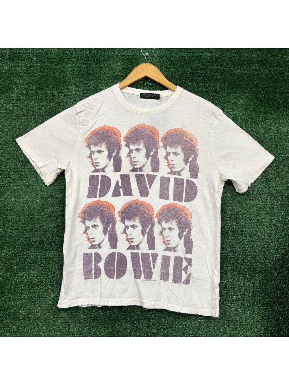 Junk Food Clothing x David Bowie The Thin White Duke Rock T-Shirt Size Medium